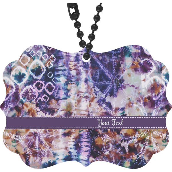 Custom Tie Dye Rear View Mirror Charm (Personalized)
