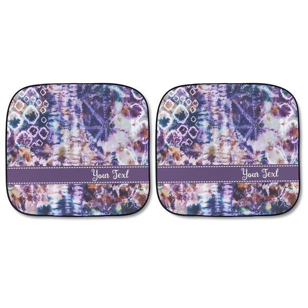 Tie Dye Car Sun Shades - FRONT