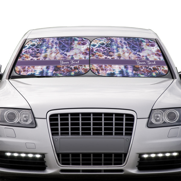 Tie Dye Car Sun Shades - IN CONTEXT