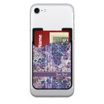 Tie Dye 2-in-1 Cell Phone Credit Card Holder & Screen Cleaner (Personalized)