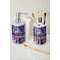 Tie Dye Ceramic Bathroom Accessories - LIFESTYLE (toothbrush holder & soap dispenser)