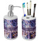 Tie Dye Ceramic Bathroom Accessories Set (Personalized)