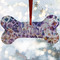 Tie Dye Ceramic Dog Ornaments - Parent