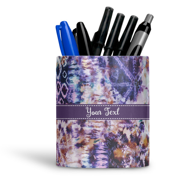Custom Tie Dye Ceramic Pen Holder