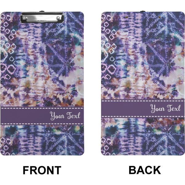 Tie Dye Clipboard (Legal) (Front + Back)