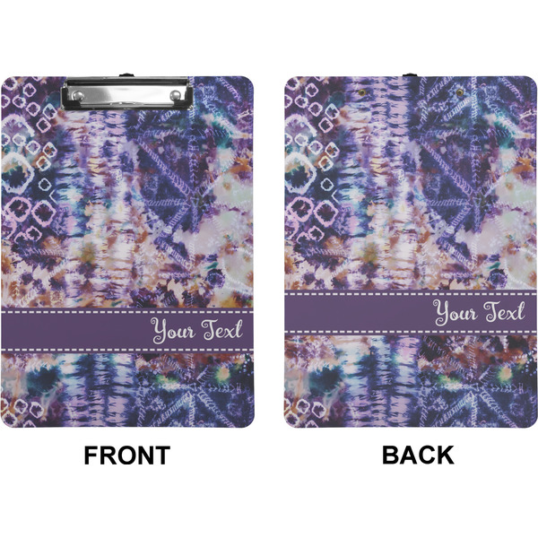 Tie Dye Clipboard (Letter) (Front + Back)