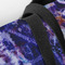 Tie Dye Closeup of Tote w/Black Handles