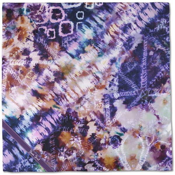 Tie Dye Cloth Napkins - Personalized Dinner (Full Open)