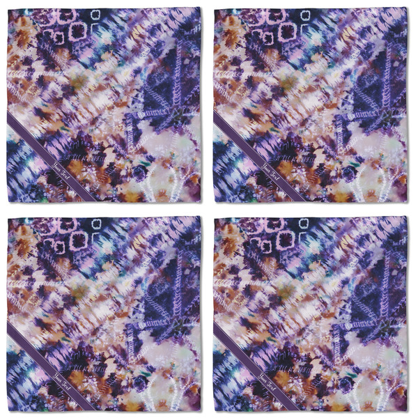 Tie Dye Cloth Napkins - Personalized Lunch (APPROVAL) Set of 4