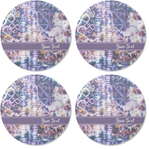Tie Dye Coaster Round Rubber Back - Apvl