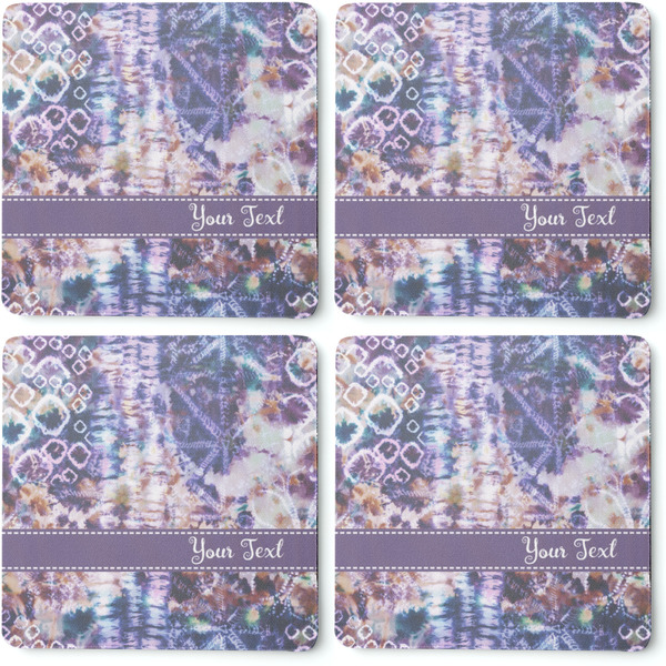 Tie Dye Coaster Rubber Back - Apvl