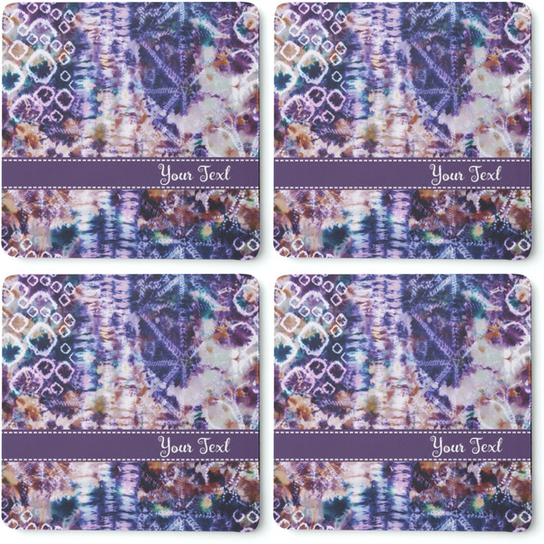 Tie Dye Coaster Rubber Back - Apvl