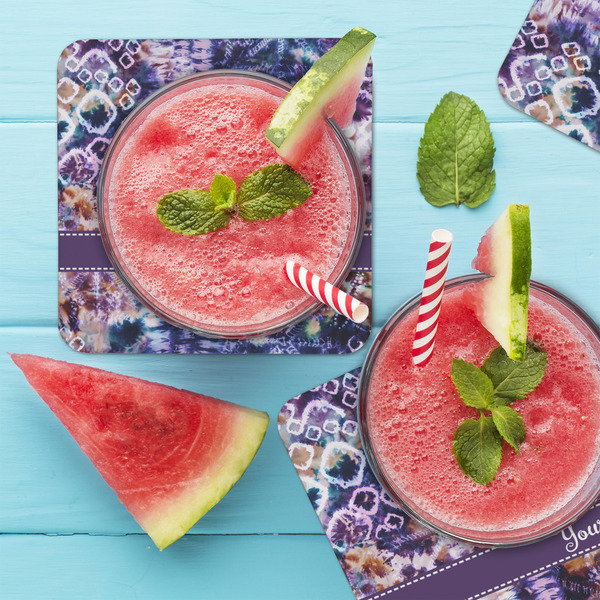Tie Dye Coaster Set - LIFESTYLE