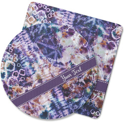 Tie Dye Rubber Backed Coaster (Personalized)