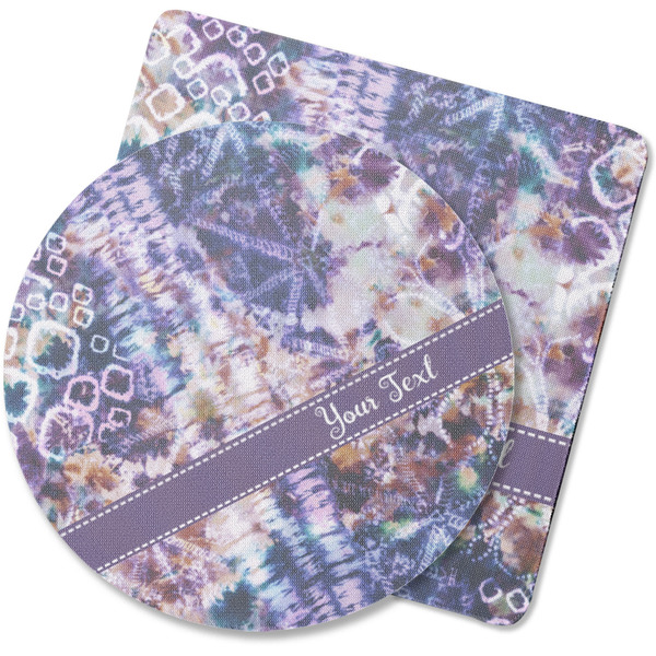 Custom Tie Dye Rubber Backed Coaster (Personalized)