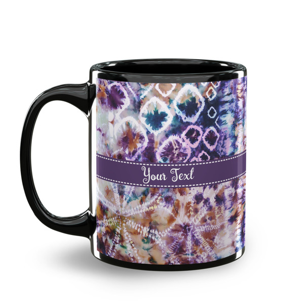 Tie Dye Coffee Mug - 11 oz - Black