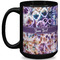 Tie Dye 15 Oz Coffee Mug - Black (Personalized)