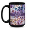 Tie Dye Coffee Mug - 15 oz - Black
