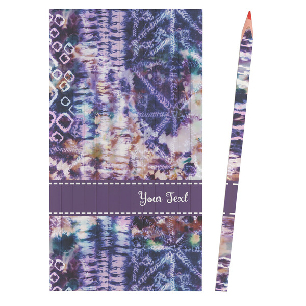 Tie Dye Colored Pencils - Front View