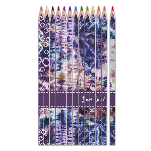 Custom Tie Dye Colored Pencils (Personalized)