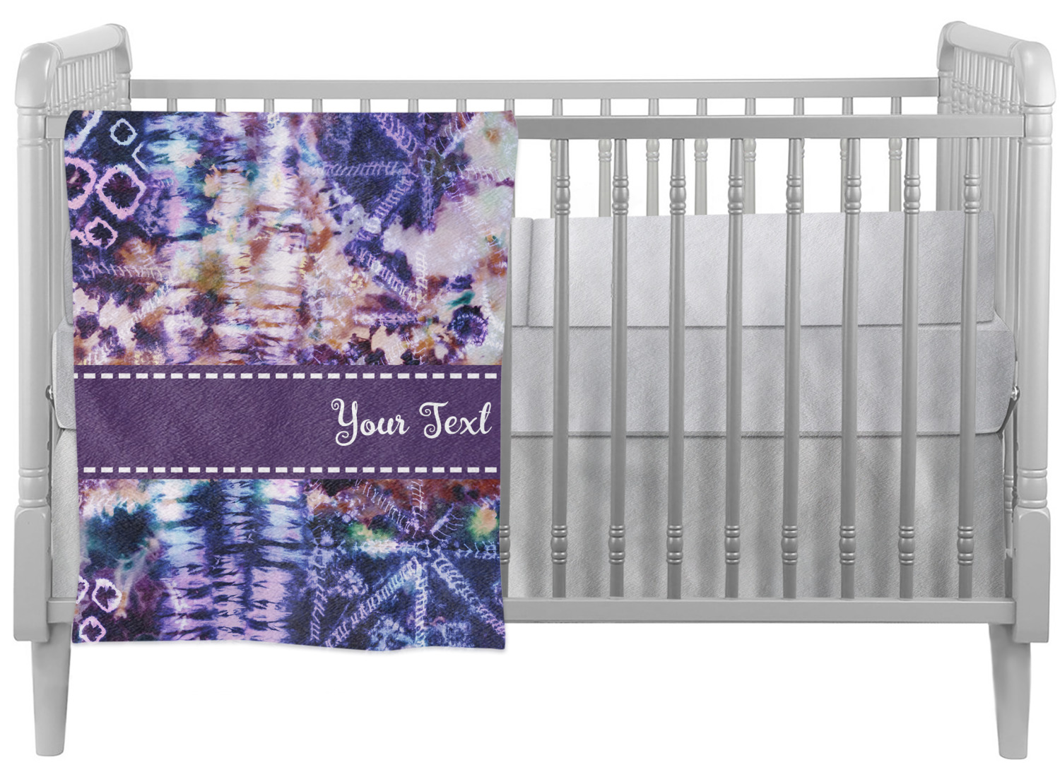 Custom Tie Dye Crib Comforter / Quilt (Personalized) YouCustomizeIt