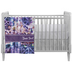 Tie Dye Crib Comforter / Quilt (Personalized)