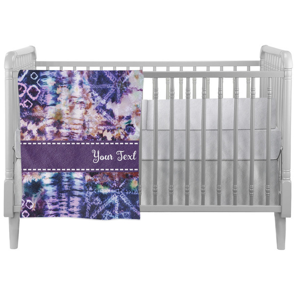 Custom Tie Dye Crib Comforter / Quilt (Personalized)