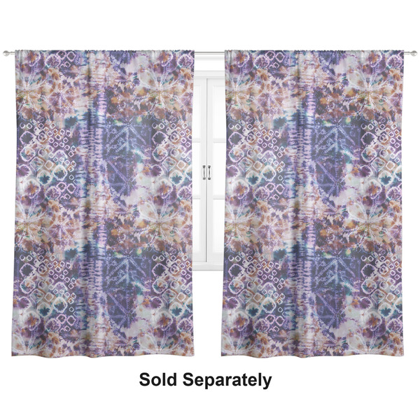Custom Tie Dye Curtain Panel - Custom Size