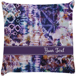 Tie Dye Decorative Pillow Case (Personalized)