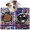Tie Dye Dog Food Mat - Medium LIFESTYLE