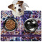 Tie Dye Dog Food Mat - Medium w/ Name or Text