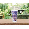 Tie Dye Double Wall Tumbler with Straw Lifestyle
