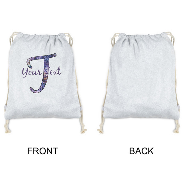 Tie Dye Drawstring Backpacks - Sweatshirt Fleece - Single Sided - APPROVAL