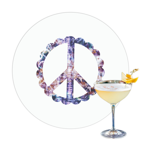 Custom Tie Dye Printed Drink Topper