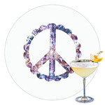 Tie Dye Printed Drink Topper - 3.5"