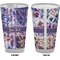 Tie Dye Pint Glass - Full Color - Front & Back Views