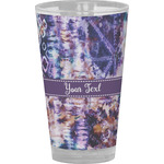 Tie Dye Pint Glass - Full Color (Personalized)