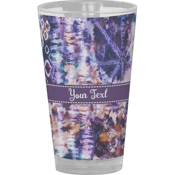 Custom Tie Dye Pint Glass - Full Color (Personalized)
