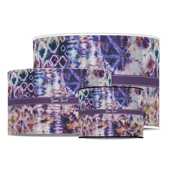 Tie Dye Drum Lampshades - MAIN