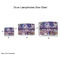 Tie Dye Drum Lampshades - Sizing Chart
