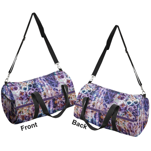 Tie Dye Duffle bag large front and back sides