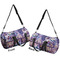 Tie Dye Duffle bag large front and back sides