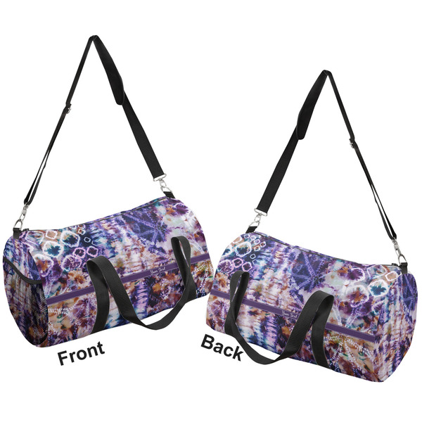 Tie Dye Duffle bag small front and back sides