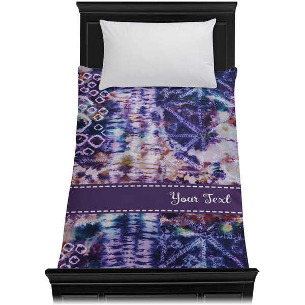 Tie Dye Duvet Cover - Twin XL - On Bed - No Prop