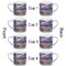 Tie Dye Espresso Cup - 6oz (Double Shot Set of 4) APPROVAL