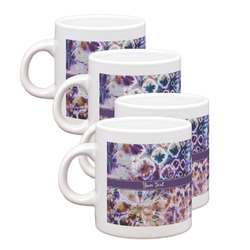 Tie Dye Single Shot Espresso Cups - Set of 4 (Personalized)