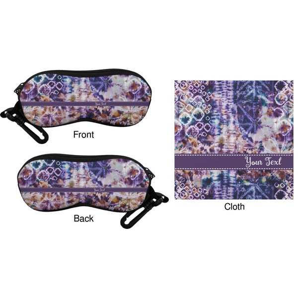 Tie Dye Eyeglass Case & Cloth (Approval)