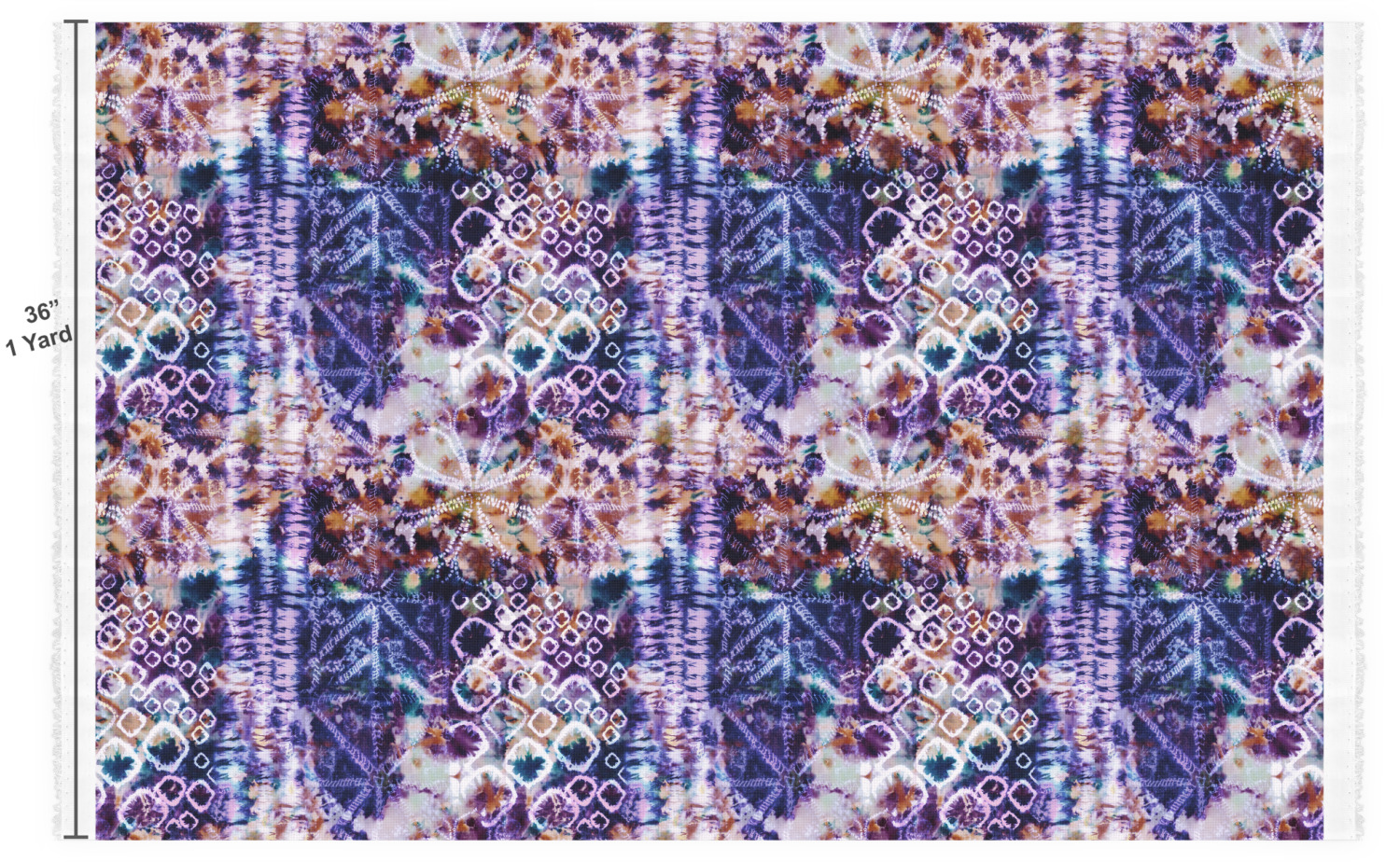 Tie Dye & Batik Fabric by the Yard
