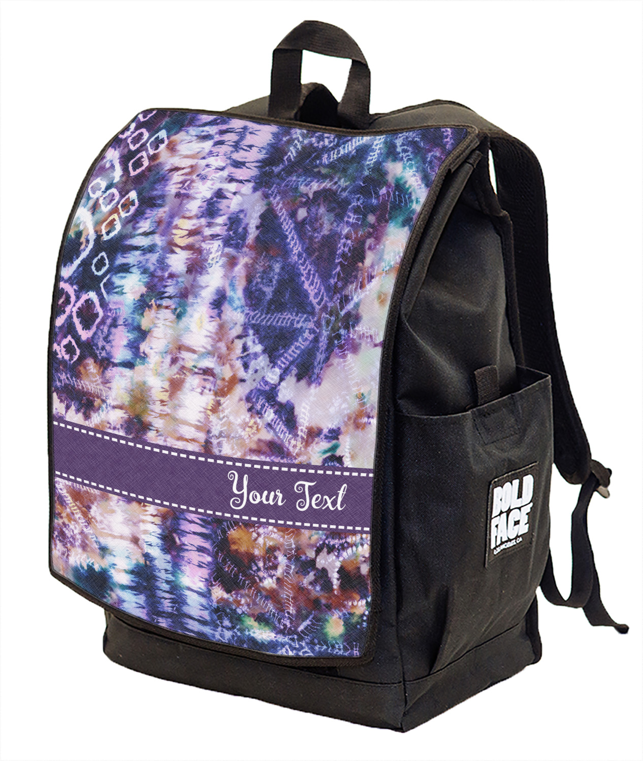 Tie Dye Backpack w/ Front Flap (Personalized) YouCustomizeIt