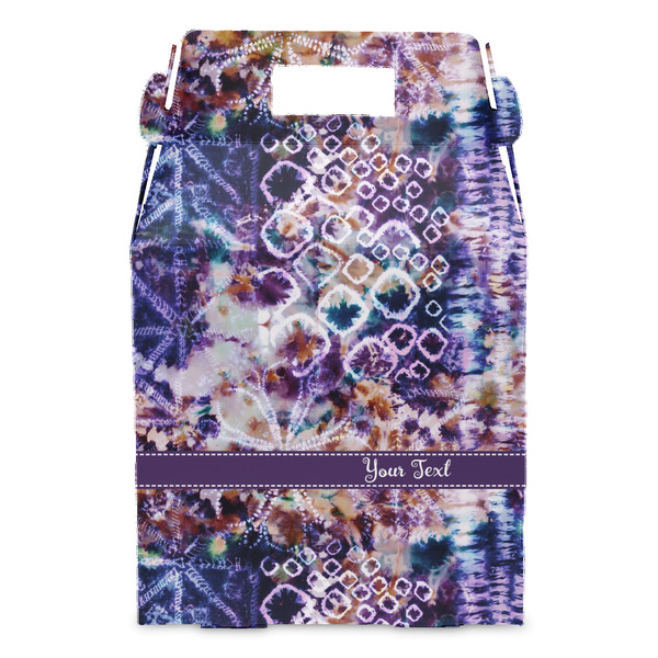 Tie Dye Gable Favor Box - Front